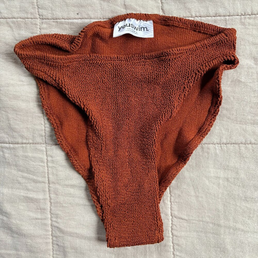 NWOT - youswim Standard Waist Bottoms in Umber